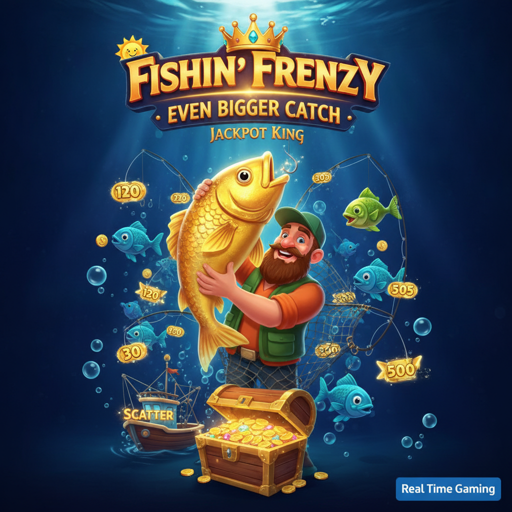 Fishin' Frenzy Even Bigger Catch Jackpot King