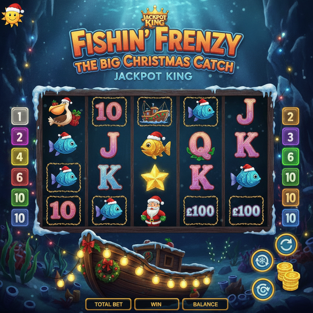 Fishin' Frenzy The Big Christmas Catch Jackpot King